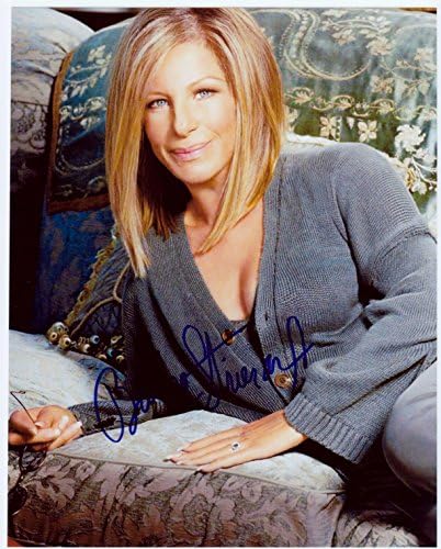 Barbra Streisand, 8 X 10 autogram za prikaz fotografija na sjajnom Foto papiru
