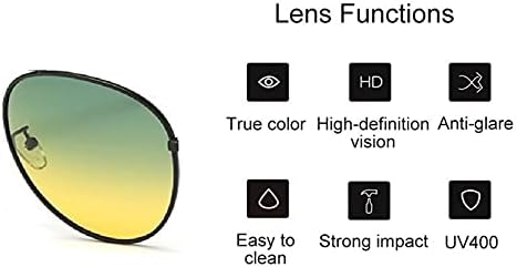 Dexlary naočare za noćni vid polarizirane UV400 dnevne noćne naočare protiv odsjaja za muškarce žene zaštitne