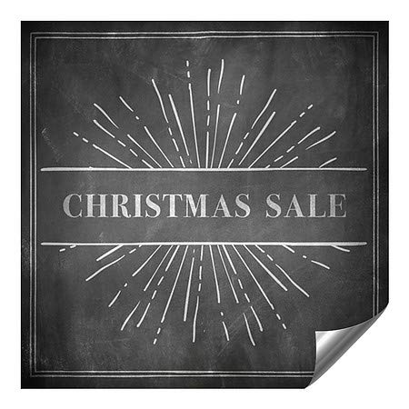 CGSignLab | Božićna prodaja -Chak Burst Teška industrijska samoljepljiva aluminijska zidna zida | 36 x36