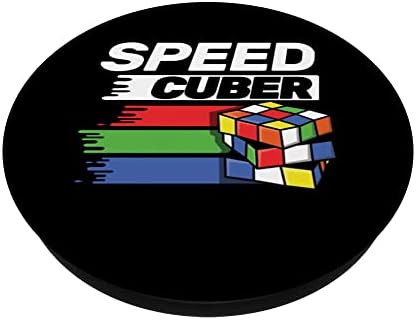Speed ​​Cub za puzzle Cubsing Cuber Kids Majica Popsockets zavariv popgrip