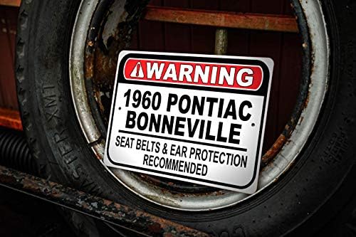 1960. 60 Pontiac Bonneville Seat Betl Preporučeni brz automobil, metalni garažni znak, zidni dekor, GM Znak