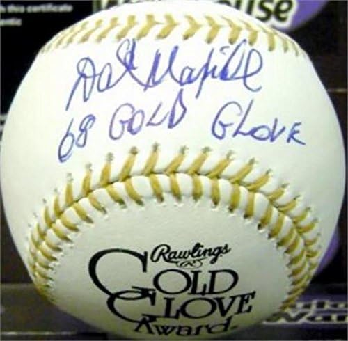 Dal Maxvill bejzbol sa autogramom upisan 68 Zlatna rukavica Rawlings komemorativno izdanje-MLB rukavice sa autogramom