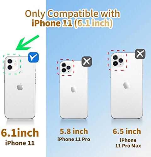 Loheckle za iPhone 11 futrola za žene, dizajnerski kvadratni slučajevi za iPhone 11 futrola sa držačem za