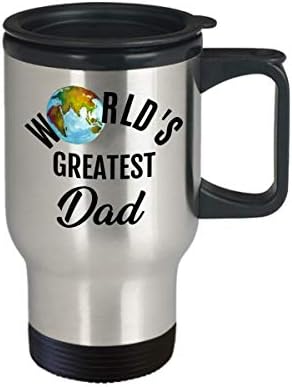 Najveći svjetski tata crne putovanja Smiješni pokloni od kćeri očeva dana za rođendan poklon za tatom i