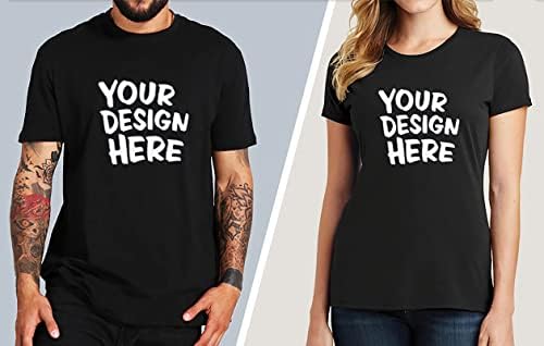 Prilagođena majica za muškarce Dizajnirajte vlastite prednje nazad Printer Personalizirane majice