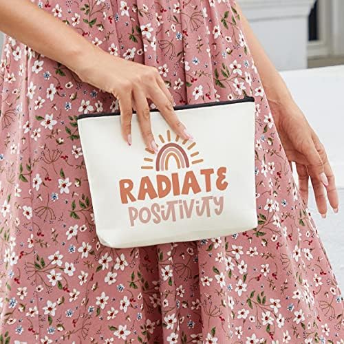Fkovcdy šminke torba Pozitivni inspirativni pokloni za žene Pozitivnost Motivacijski ohrabrenje Pozicija
