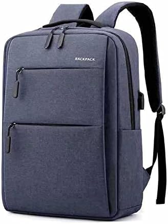 Poslovna torba USB punjenje školske torbe Travel Vodootporni ruksak za laptop torba, svijetlosiva