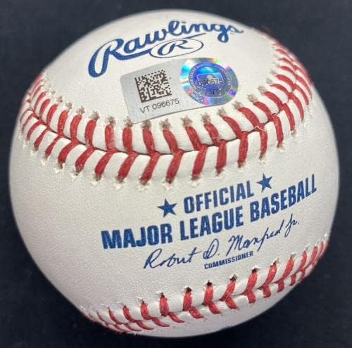 Shohei ohtani potpisao anđele 60. godišnjica logo bejzbol mlb holo - autogramirani bejzbol