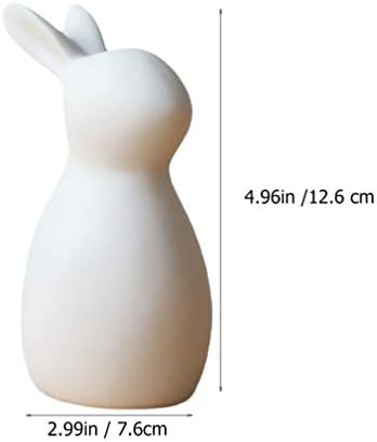 Easter Bunny Figurine keramički bijeli zec uskrs bijeli zeko figurice Početna Dekor zečevi ukrasi za kućni