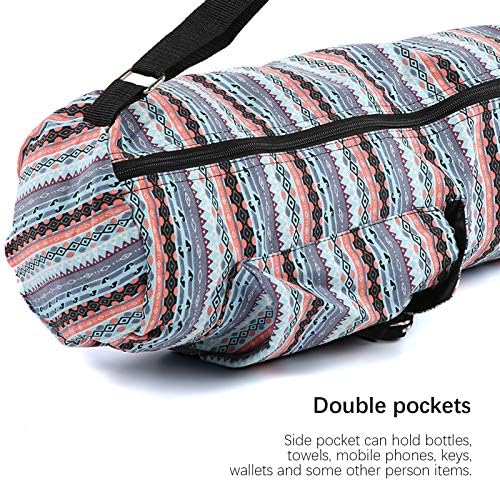 ZYHHDP štampana torba za jedno rame prenosiva Vježba Yoga Mat torbica za nošenje podesiva traka Vježba Yoga