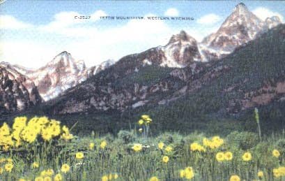 Teton planine, Wyoming razglednice