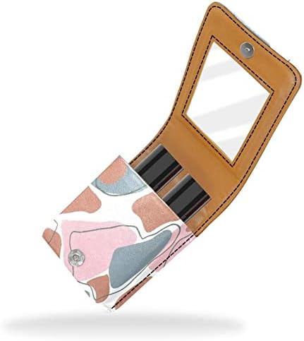 Oryuekan Mini torba za šminku sa ogledalom, kutijom za kočiju u obliku kutije za rub za usne, apstraktna