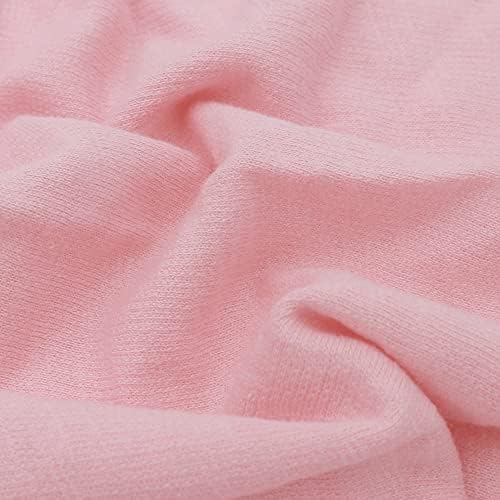 Dusty Pink pamuk Slub francuski frotir tkanina po Yard-Style 811