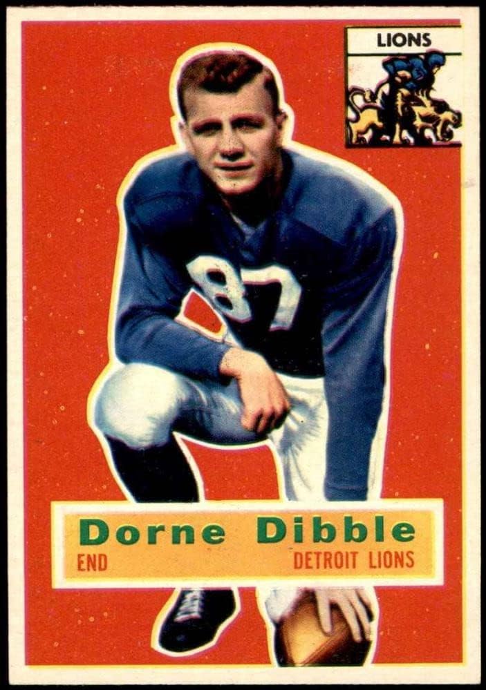 1956 TOPPS 32 Dorne Dibble Detroit Lions NM Lions Michigan St