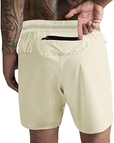 Atletski kratke hlače za muškarce 5 inča u boji u boji čvrste trke Dukseve Ljetne kratke hlače za muškarce