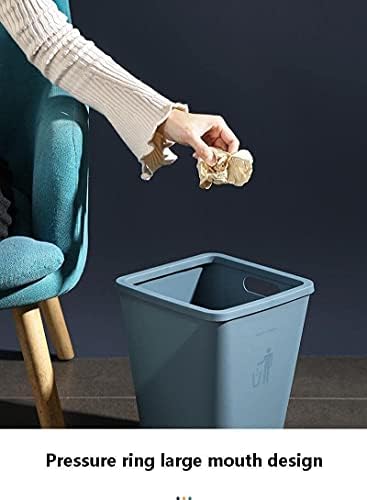 Haoktsb kontejner za smeće može bez poklopca minimalistički stil smeća može kućni bak za kućne banke pogodno za kupatilo, dnevni boravak, sobu i uredsko smeće