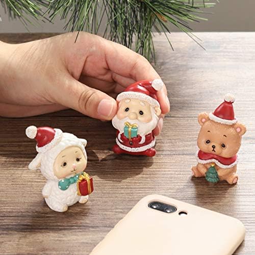 zhangruixuan-kupujte kreativnu smolu rukotvorina mini Božić porodična dekoracija malih životinja dekoracija