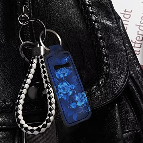 Privjesak za ključeve sa držačem za djevojčice COEQINE sa plavim cvijećem uzorak lagani putni pribor za