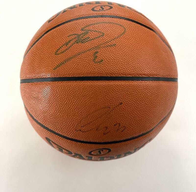 Luka Dončić i Dirk Nowitski potpisan autogram pune veličine Košarka - MAVS W / JSA - AUTOGREM košarke