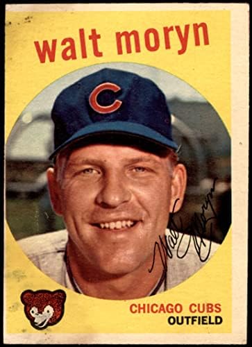 1959 TOPPS # 488 Walt Moryn Chicago Cubs Dean's Cards 2 - Dobre mladunce