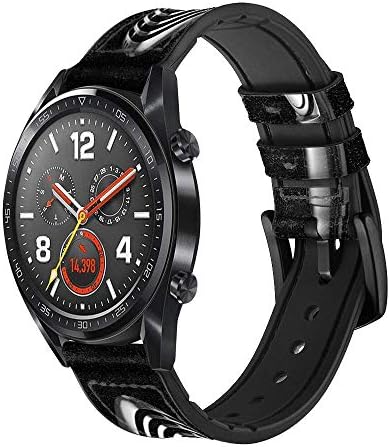 CA0192 Retro mikrofon jazz glazbeni kožni i silikonski pametni satovi trake za ručni sat Smartwatch Smart Watch veličine