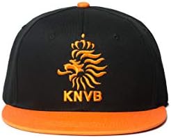Ventilatorska tinta Holandija KNVB zvanično licencirani šešir za snagu crne / narančaste