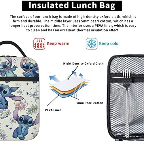 Cartoon Lunch Box prenosiva torba za ručak izolovane torbe poklon za radna putovanja na kancelarijski piknik