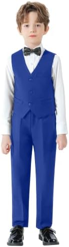 Roelaid odijelo za dječake Slim Fit 7-dijelni, svečani set dječačkih odijela, Dječija odijela u laganom