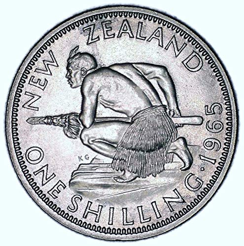 1965. NZ Elizabeth II 1. portretni šiling Nepričuliran