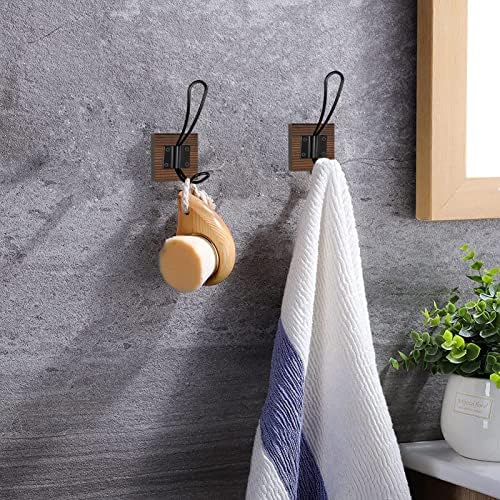 Rustikalne kuke za kupatilo Zidne montirane 2 pakovanja zidne kuke za ručnik za viseće kapute Metalne kupeljne