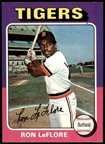 1975 TOPPS # 628 Ron Leflore Detroit Tigers NM tigrovi