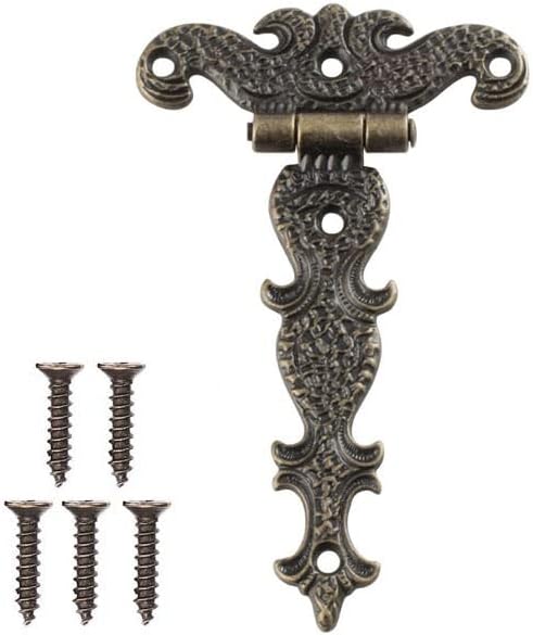 Antikni brončani / crni šarki za ormar za ormar za ormar za Windows Vrata drvene kutije nakit fuse 113 * 69mm sa vijcima -