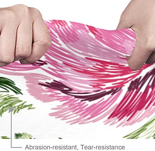 6mm Extra debela prostirka za jogu, veliki leptir na cvjetnom grmlju Print ekološki prihvatljivi TPE prostirke