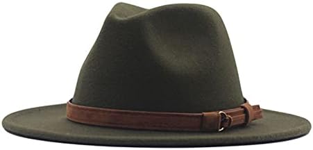 Felt Hats za žene zaštita od sunca, otporni na vjetrovito špaci zapadnih kape pakirajuće reverzibilne taktičke