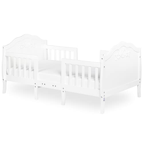 SweetPea Baby Rose 3-u-1 konvertibilni krevet za malu djecu u bijeloj boji, Greenguard Gold certificiran,