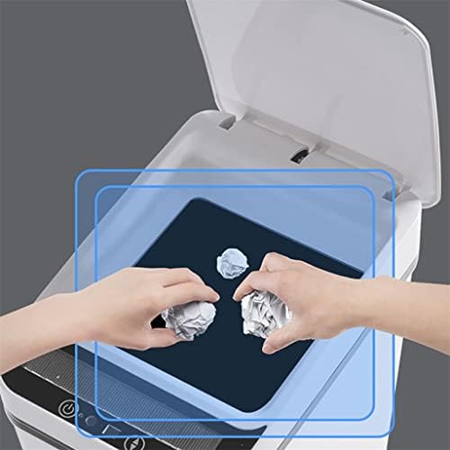 Lxxsh Smart indukcija automatska preklopna kanta za smeće Kućni toalet uski zazor prsten za sortiranje smeća