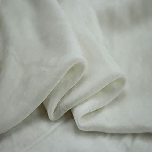 Ho3mcraf 100cm * 140cm crna krema Bijela 20% svila 80% viskoza baršunasta tkanina luksuzna večernja haljina