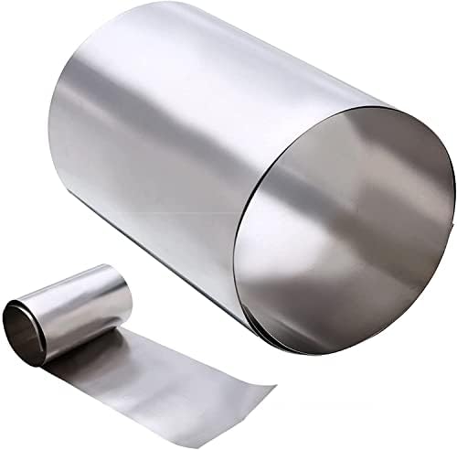 BUZIKA 1kom Gr2 titanijumska folija srebrni tanki ti Lim visoke čistoće metalni kvadratni Lim folija Craft