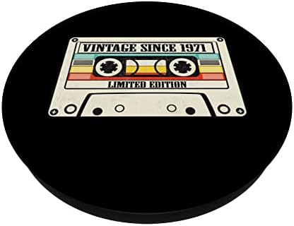Klasična kaseta 52. rođendan Muškarci, Vintage od 1971. Popsockets zamjenjivi popgrip