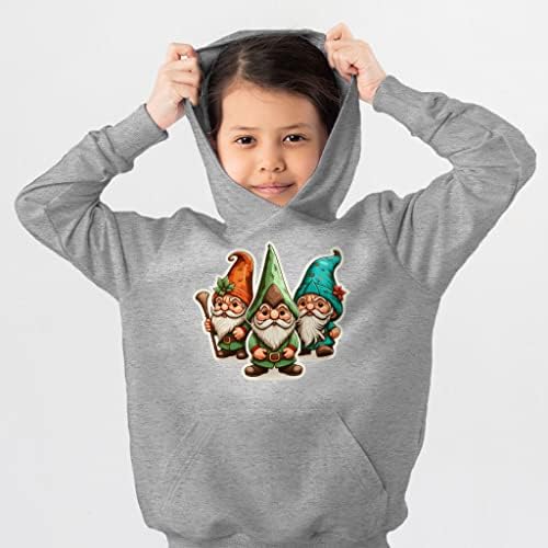 Slatka crtana dječja spužva Fleece Hoodie - Gnome Kids 'Hoodie - šareni hoodie za djecu