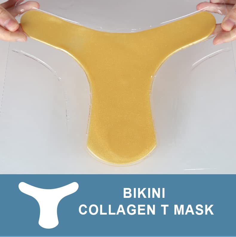 UseeMe Collagen Crystal Bikini maska za Uraslu kosu, Gel maska za posvjetljivanje za bikini zonu, Serum