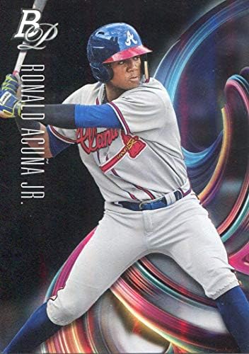 Ronald Acuna 2018 Bowman Platinum Rookie kartica - bejzbol pločaste rookie kartice