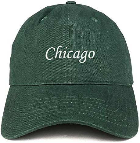 Trendy Odjeća za odjeću Chicago Tekst vezeni pamuk Podesivi kaput kapu