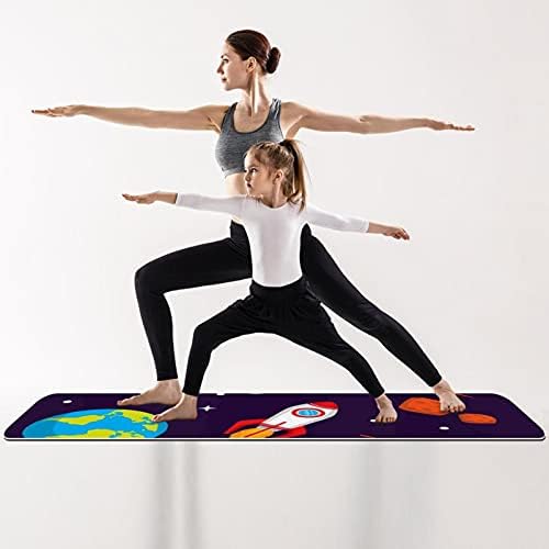 Yoga Mat Galaxy Universe Planet Eco Friendly neklizajuća podloga za fitnes vježbe za Pilates i vježbe na