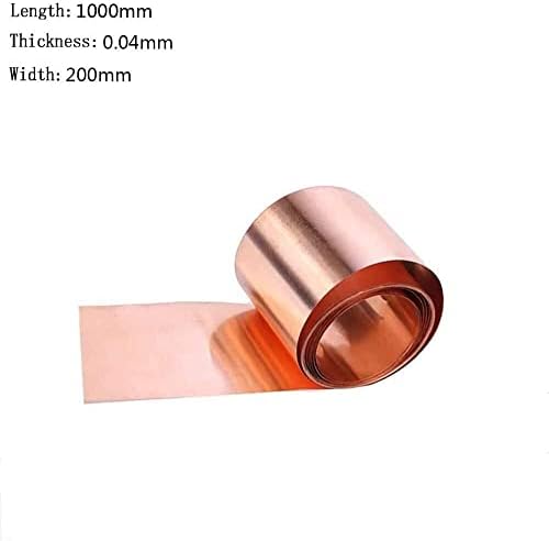Nianxinn bakarni lim 99,9% bakar Cu metalna folija za zanatske vazduhoplovne mesingane ploče