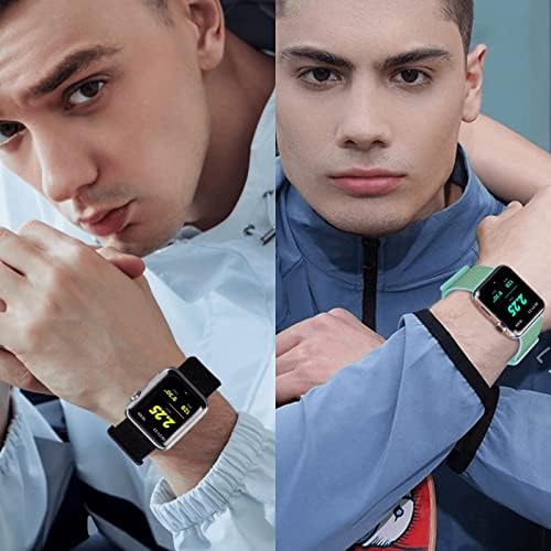 Freecema Watch Band kompatibilan sa Apple Watch za žene muškarci, podesivi sportski pojasevi pametni trake