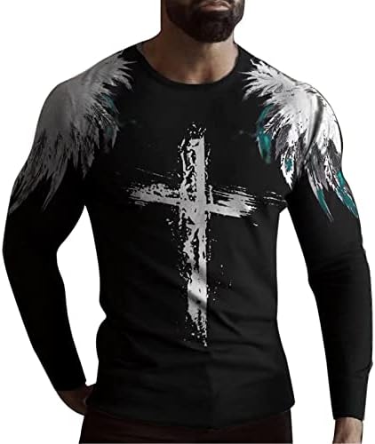 Muška majica slim mamuflage casual dugih rukava Athletic teretana na vrhu sportske fitness tee bluza