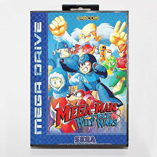 Romgame Megaman Wilywars 16-bitni Sega MD Game Card sa maloprodajom za Sega Mega pogon za Genesis