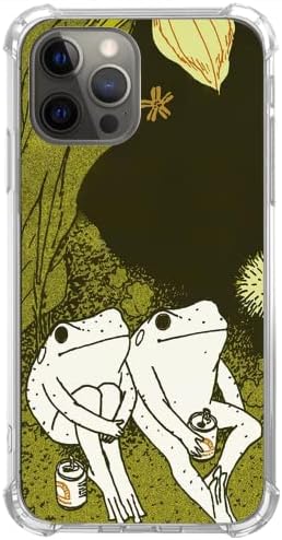Oubliert Vintage Frogs Case kompatibilan sa iPhone 13 Pro, futrolom za piće žaba za iPhone 13 Pro, trendy