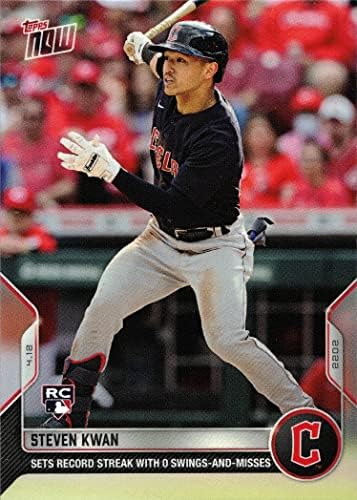 2022 FAPPS sada Baseball 44 Steven Kwan Rookie Card Guardians - Postavlja Snimični niz W / nula ljuljačke-i-propust